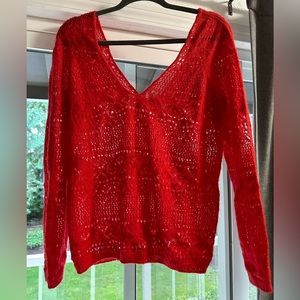 Sezane Sweater V Neck Mohair/Wool